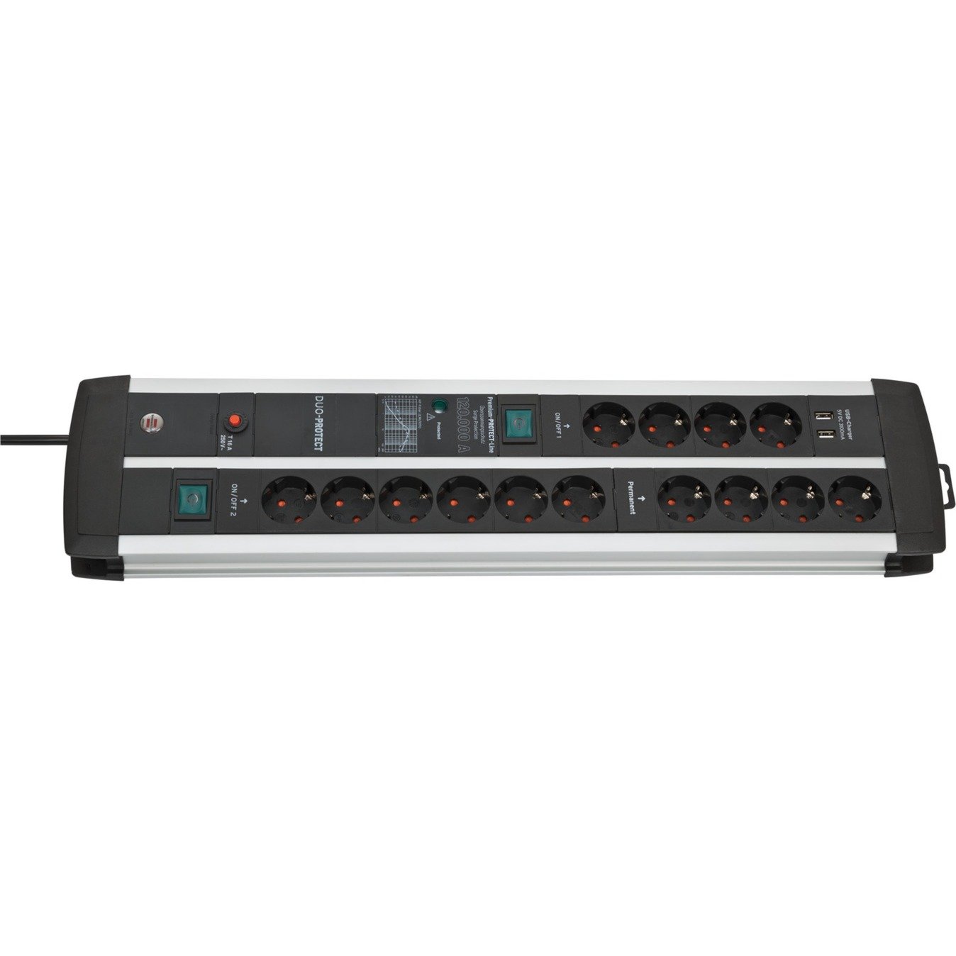 Premium-Protect-Line Steckdosenleiste 14-fach Duo Premium-Protect-Line Steckdosenleiste 14-fach Duo von Brennenstuhl