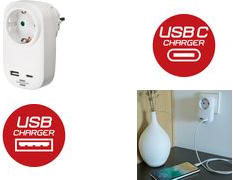 Steckdosenadapter+ USB-Charger PD (1508210) von Brennenstuhl