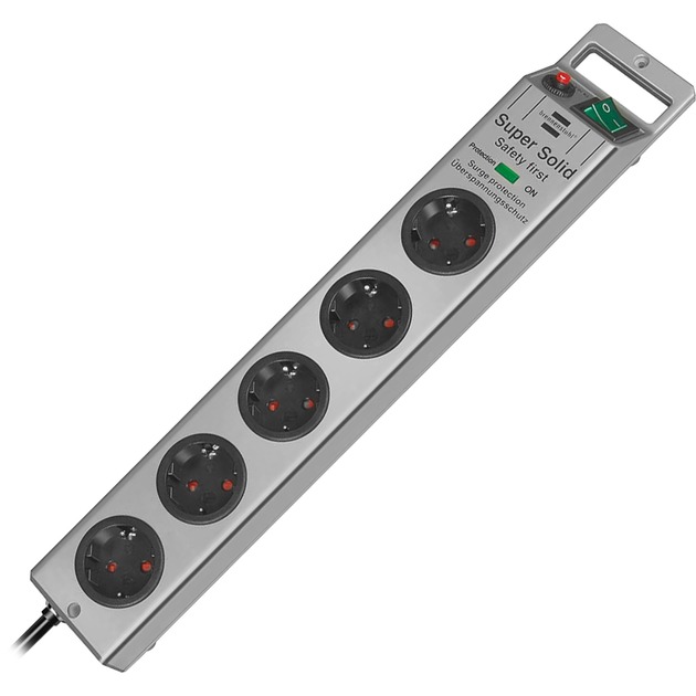 Super-Solid Steckdosenleiste 5-fach von Brennenstuhl