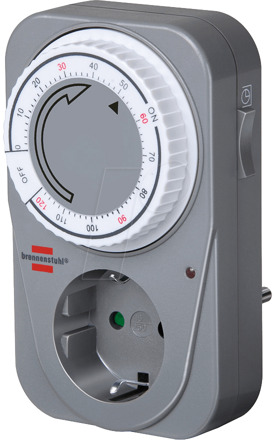 TIMER COUNTDOWN - Countdown Timer MC 120, mech Timer-Steckdose grau TIMER COUNTDOWN - Countdown Timer MC 120, mech Timer-Steckdose grau von Brennenstuhl