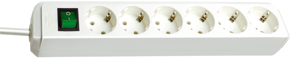 brennenstuhl Steckdosenleiste , Eco-Line, , 6-fach, weiß brennenstuhl Steckdosenleiste , Eco-Line, , 6-fach, weiß von Brennenstuhl