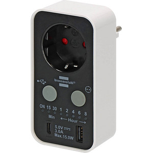 brennenstuhl Timer-Steckdose schwarz brennenstuhl Timer-Steckdose schwarz von Brennenstuhl
