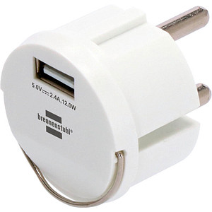 brennenstuhl USB-A 12W Power Adapter Ladeadapter weiß, 12 Watt brennenstuhl USB-A 12W Power Adapter Ladeadapter weiß, 12 Watt von Brennenstuhl