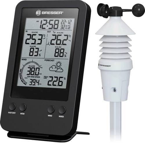 Bresser Optik Pro 3-in-1 7002531 Funk-Wetterstation Vorhersage für 12 bis 24 Stunden Bresser Optik Pro 3-in-1 7002531 Funk-Wetterstation Vorhersage für 12 bis 24 Stunden von Bresser Optik