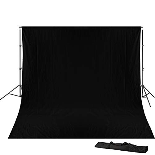 BRESSER BR-D23 Hintergrundsystem + Hintergrundtstoff 3 x 4m Schwarz BRESSER BR-D23 Hintergrundsystem + Hintergrundtstoff 3 x 4m Schwarz von Bresser