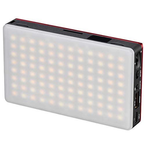 BRESSER Pocket LED 9 W Dauerlicht zweifarbig für Mobile Nutzung und Fotografie auf Smartphone von Bresser