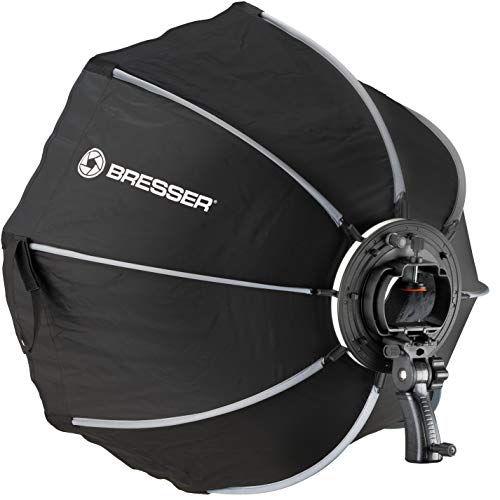 BRESSER Super Quick Schnellspann-Octabox 90cm für Kamerablitze von Bresser