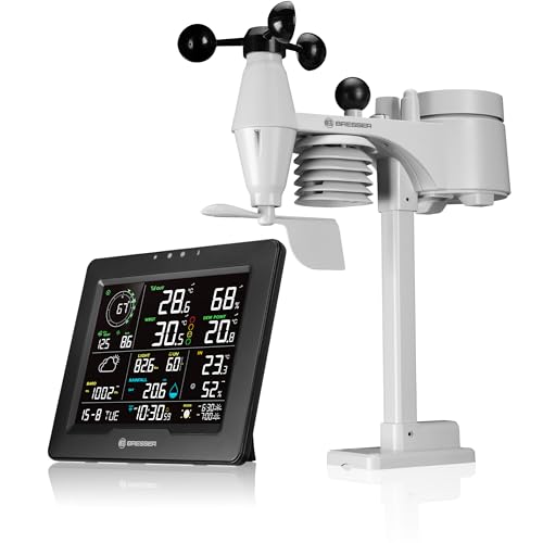 Bresser 8-in-1 WLAN Wetterstation mit Hitzeindex Sahara TB, Außensensor, Wettervorhersage, WBGT Bresser 8-in-1 WLAN Wetterstation mit Hitzeindex Sahara TB, Außensensor, Wettervorhersage, WBGT von Bresser
