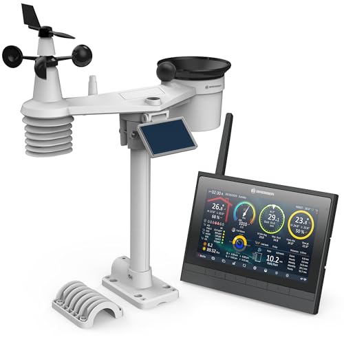 Bresser 9-in-1 MeteoChamp HD WLAN-Wetterstation mit solarbetriebenem Multisensor, Luftqualitätsanzeige, Hitzestress-Index, Datenspeicher Bresser 9-in-1 MeteoChamp HD WLAN-Wetterstation mit solarbetriebenem Multisensor, Luftqualitätsanzeige, Hitzestress-Index, Datenspeicher von Bresser