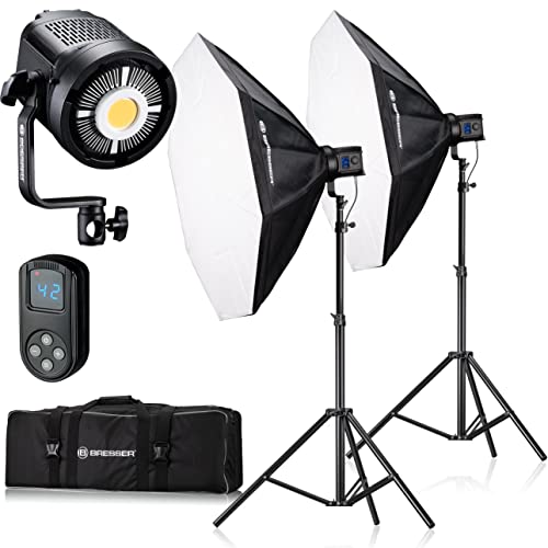 Bresser BR-120SL COB LED 120W Dual Kit mit Softboxen Bresser BR-120SL COB LED 120W Dual Kit mit Softboxen von Bresser