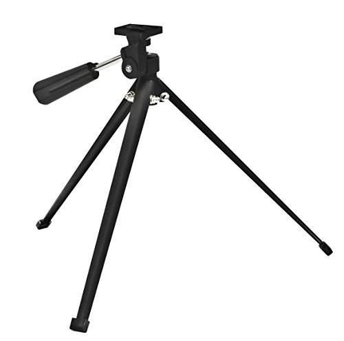 Bresser Dreibein Tischstativ 24 cm mit einer Traglast von bis zu 1 KG für Ferngläser, Monokulare oder leichte Spektive für den mobilen Einsatz, schwarz von Bresser