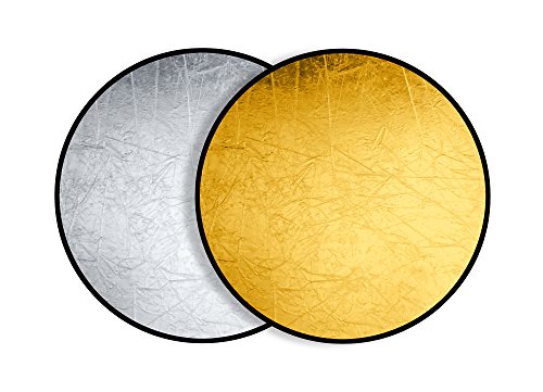Bresser F000216 TR-5 Faltreflektor 110 cm rund gold/silber Bresser F000216 TR-5 Faltreflektor 110 cm rund gold/silber von Bresser