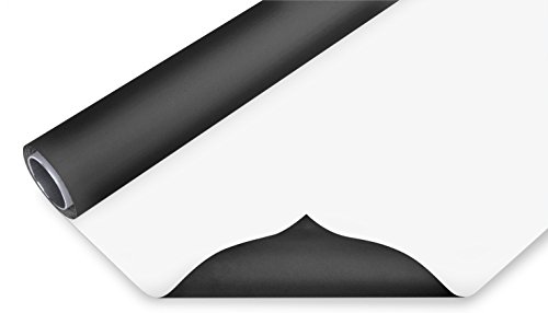 Bresser F000595 Vinyl Hintergrundrolle (2 x 4 m) schwarz/weiß von Bresser