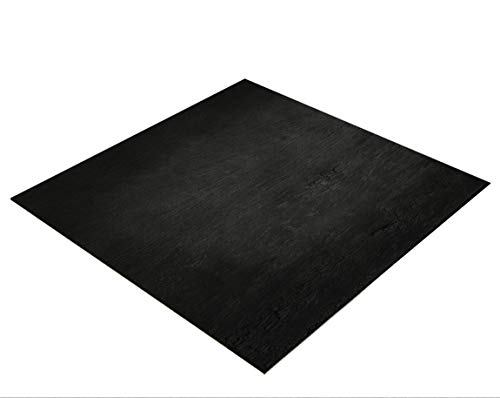Bresser Fotostudio Flat Lay Fotohintergrund - 40x40cm - Black Wood, F004413 von Bresser