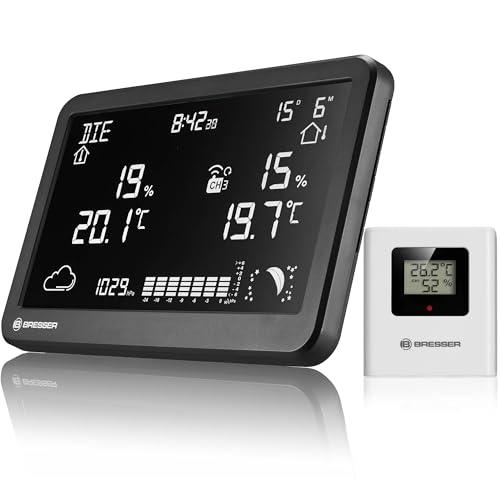 Bresser MeteoTemp TBH Funk-Wetterstation, Digitales Thermo-Hygrometer, Innen-/Außen-Temperatur Bresser MeteoTemp TBH Funk-Wetterstation, Digitales Thermo-Hygrometer, Innen-/Außen-Temperatur von Bresser