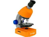 Bresser Optik Mikroskop Junior 40x-640x orange Kindermikroskop Monokular 640 x Vergrößerung von Bresser