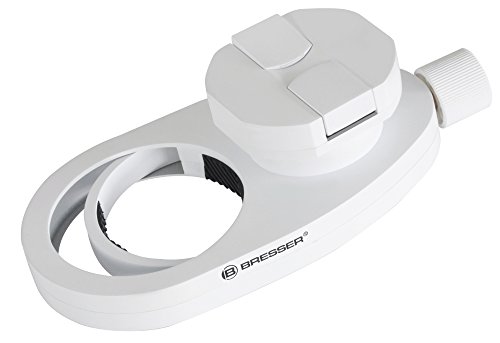 Bresser Universal Smartphone Adapter für Teleskope, Mikroskope, Spektive, für Okulare bis 68 mm Durchmesser und geeignet für Smartphones mit einer Breite von 50-88mm von Bresser