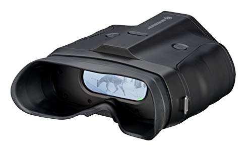 Bresser digitales Nachtsichtgerät Binokular 3X Nightlux 200 Pro mit digitalem Zoom (2-Fach), Infrarotbeleuchtung, großem Display, Foto- und Video-Funktion von Bresser