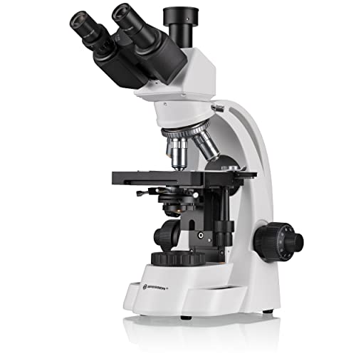 Bresser trinokulares Durchlicht Mikroskop BioScience Trino 40x-1000x Vergrößerung, mit Köhlerscher Beleuchtung, koaxialem Kreuztisch sowie Grob und Feinfokussierung, für gehobene Ansprüche, 5750600 Bresser trinokulares Durchlicht Mikroskop BioScience Trino 40x-1000x Vergrößerung, mit Köhlerscher Beleuchtung, koaxialem Kreuztisch sowie Grob und Feinfokussierung, für gehobene Ansprüche, 5750600 von Bresser