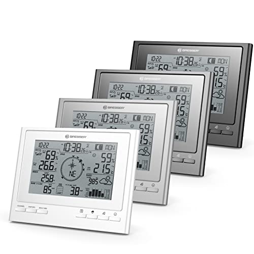Bresser zusätzliche Basisstation für 7003100 ClimateScout Wetter-Center 7-in-1 Funk Wetterstation mit Farbdisplay und integriertem Wecker, Silber Bresser zusätzliche Basisstation für 7003100 ClimateScout Wetter-Center 7-in-1 Funk Wetterstation mit Farbdisplay und integriertem Wecker, Silber von Bresser