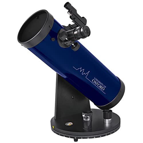 University of Oxford EA of Oxford kompaktes Reiseteleskop 114/500 mit Sonnenfilter und integriertem Kompass, 9203810 von Bresser
