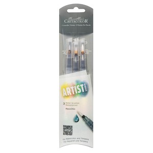 Brevillier's CRETACOLOR Artist Studio Aqua2Go Pinsel-Set, 3-teilig von Brevillier's CRETACOLOR