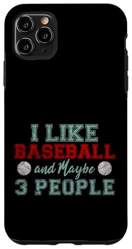 Ich mag Baseball und vielleicht 3 Leute Hülle für iPhone 11 Pro Max von Bria Mathews