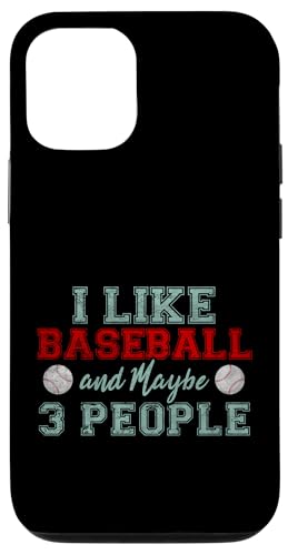 Ich mag Baseball und vielleicht 3 Leute Hülle für iPhone 12/12 Pro von Bria Mathews