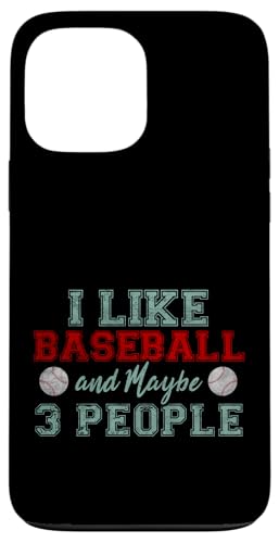 Ich mag Baseball und vielleicht 3 Leute Hülle für iPhone 13 Pro Max von Bria Mathews