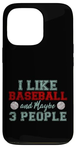 Ich mag Baseball und vielleicht 3 Leute Hülle für iPhone 13 Pro von Bria Mathews