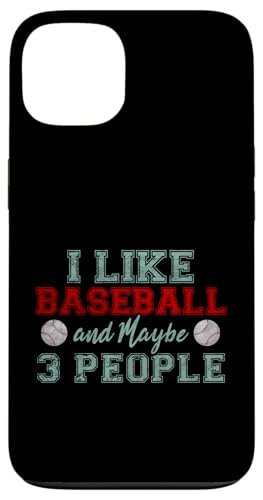 Ich mag Baseball und vielleicht 3 Leute Hülle für iPhone 13 von Bria Mathews