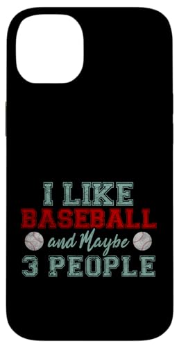 Ich mag Baseball und vielleicht 3 Leute Hülle für iPhone 14 Plus von Bria Mathews