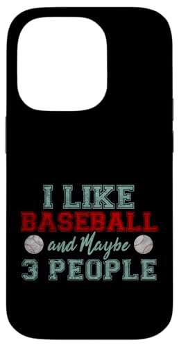 Ich mag Baseball und vielleicht 3 Leute Hülle für iPhone 14 Pro von Bria Mathews