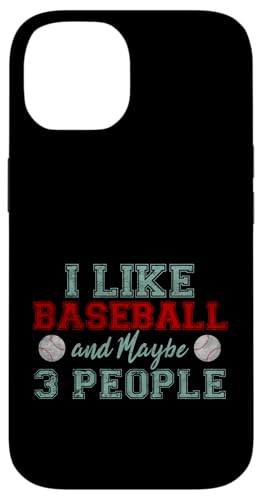 Ich mag Baseball und vielleicht 3 Leute Hülle für iPhone 14 von Bria Mathews