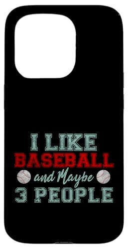 Ich mag Baseball und vielleicht 3 Leute Hülle für iPhone 15 Pro von Bria Mathews