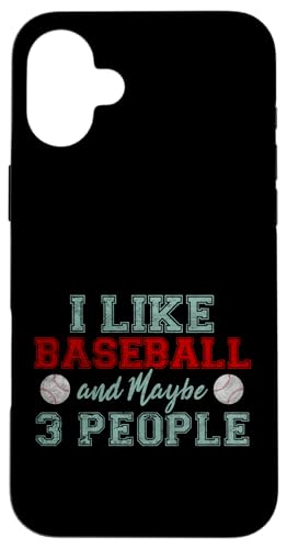 Ich mag Baseball und vielleicht 3 Leute Hülle für iPhone 16 Plus von Bria Mathews