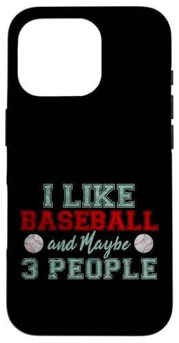 Ich mag Baseball und vielleicht 3 Leute Hülle für iPhone 16 Pro von Bria Mathews