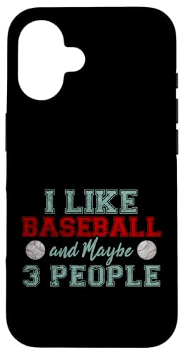Ich mag Baseball und vielleicht 3 Leute Hülle für iPhone 16 von Bria Mathews
