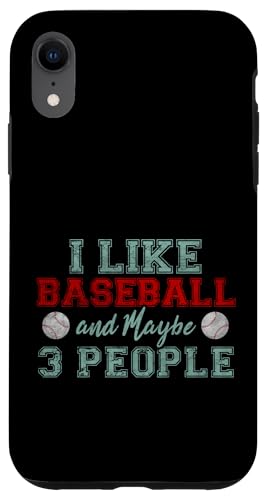 Ich mag Baseball und vielleicht 3 Leute Hülle für iPhone XR von Bria Mathews