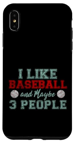 Ich mag Baseball und vielleicht 3 Leute Hülle für iPhone XS Max von Bria Mathews