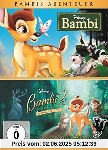 Bambis Abenteuer: Bambi (Diamond Edition) + Bambi 2 (Special Edition) [2 DVDs] von Brian Pimental