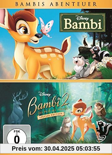 Bambis Abenteuer: Bambi (Diamond Edition) + Bambi 2 (Special Edition) [2 DVDs] von Brian Pimental