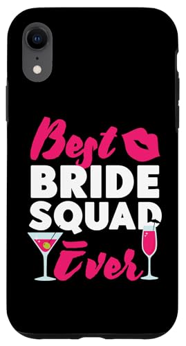 Brautparty: Best Bride Squad Ever Hülle für iPhone XR von Bridal Shower And Bridesmaids Designs