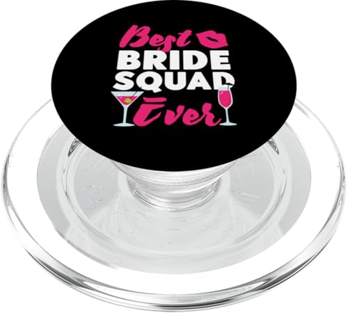 Brautparty: Best Bride Squad Ever PopSockets PopGrip für MagSafe Brautparty: Best Bride Squad Ever PopSockets PopGrip für MagSafe von Bridal Shower And Bridesmaids Designs