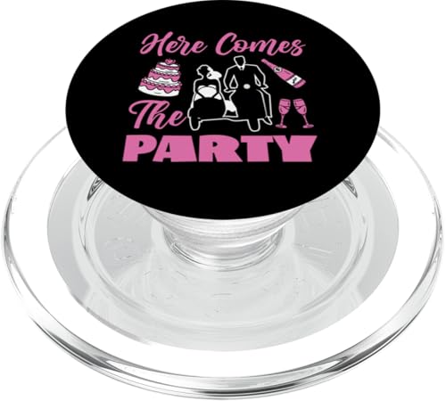 Brautparty: Hier kommt die Party PopSockets PopGrip für MagSafe von Bridal Shower And Bridesmaids Designs
