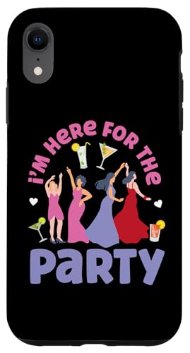 Brautparty: Ich bin hier für die Party Hülle für iPhone XR von Bridal Shower And Bridesmaids Designs