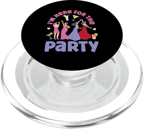 Brautparty: Ich bin hier für die Party PopSockets PopGrip für MagSafe Brautparty: Ich bin hier für die Party PopSockets PopGrip für MagSafe von Bridal Shower And Bridesmaids Designs