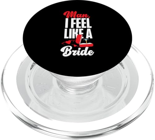 Brautparty: Mann, ich fühle mich wie eine Braut PopSockets PopGrip für MagSafe Brautparty: Mann, ich fühle mich wie eine Braut PopSockets PopGrip für MagSafe von Bridal Shower And Bridesmaids Designs