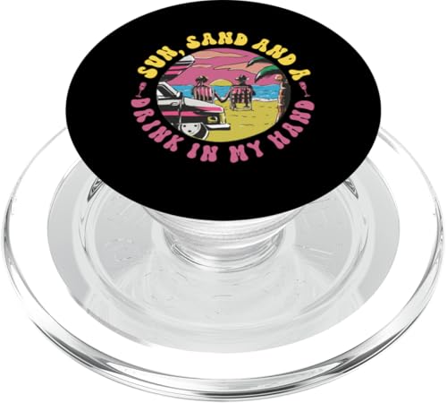 Brautparty: Sonne, Sand und ein Getränk in meiner Hand PopSockets PopGrip für MagSafe Brautparty: Sonne, Sand und ein Getränk in meiner Hand PopSockets PopGrip für MagSafe von Bridal Shower And Bridesmaids Designs