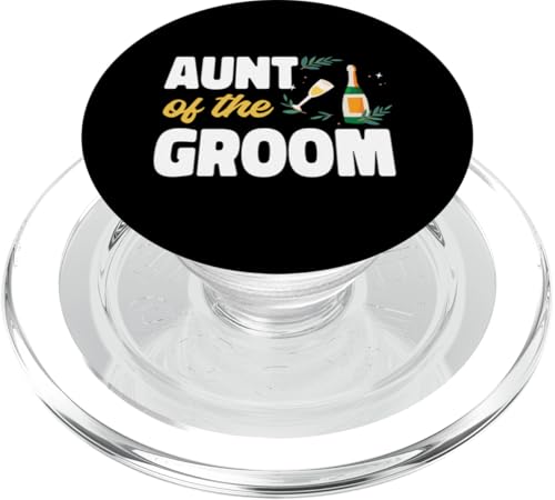 Brautparty: Tante des Bräutigams PopSockets PopGrip für MagSafe von Bridal Shower And Bridesmaids Designs